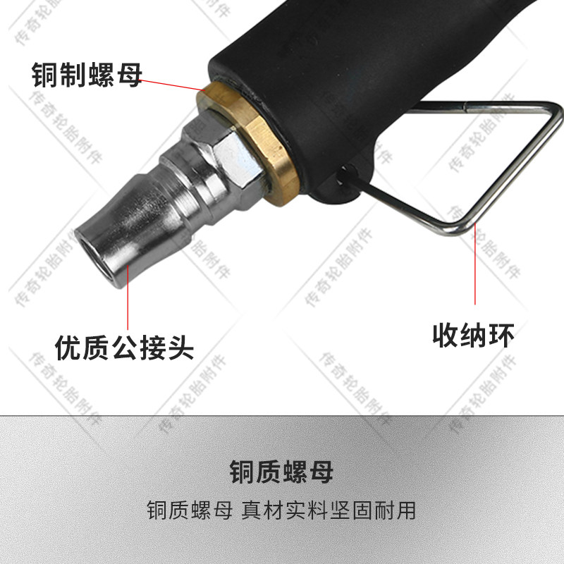 汽车轮胎数显气压表加气表充气表精准手持式高精度胎压表胎压计