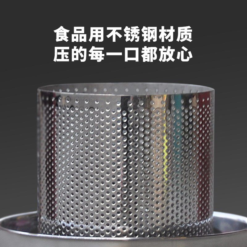 压榨机家用小型手动不锈钢榨油机压油渣机葡萄酒糟蜂蜜挤压榨汁机