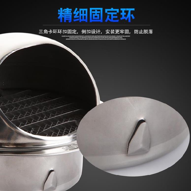 淋浴器排烟管帽烟筒防雨帽塑料换气扇出风口盖排风罩热水器网罩mm图片