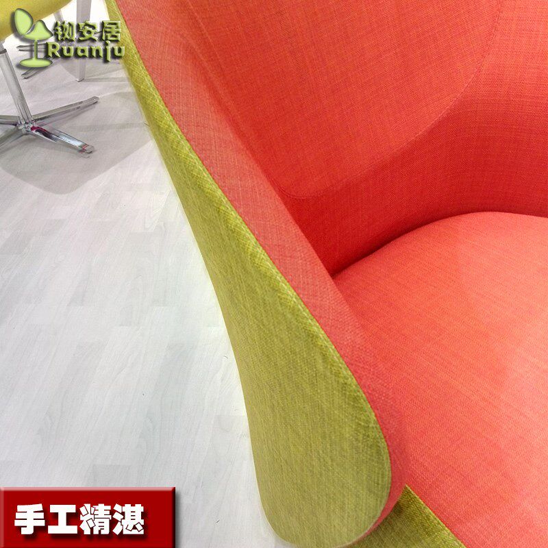 简约新款时尚转椅餐椅电脑办公椅酒店椅咖啡椅接待会客椅B345-1