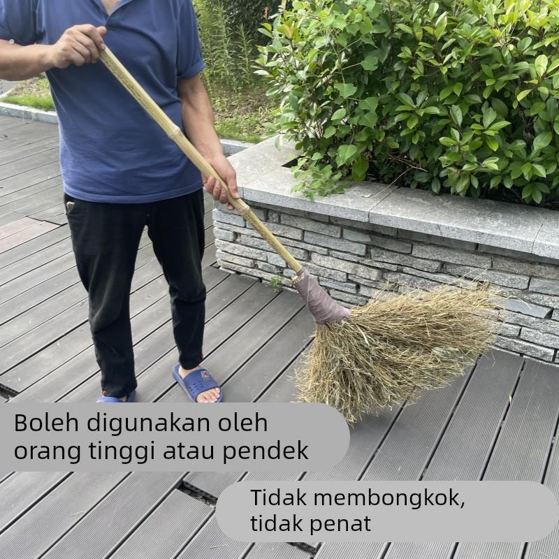 手工大扫把竹扫把家用庭院工厂笤帚车间专用物业户外院子加大扫帚