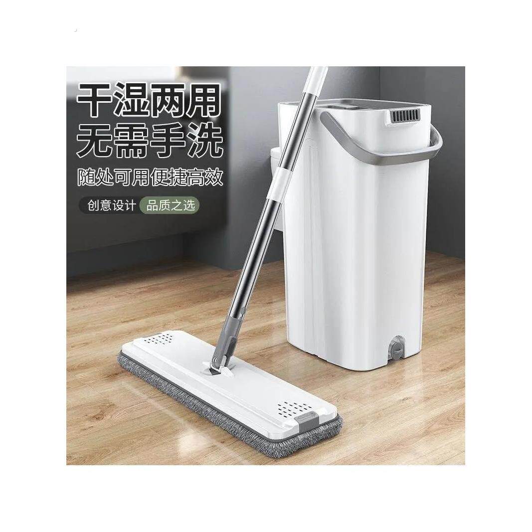 懒人拖地水桶拖把扫地拖地桶加厚加粗家用平板单卖洗脱一体拖把桶