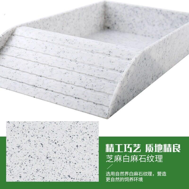 新款龟箱专用乌龟晒台背台爬梯懒人浮岛拱型龟缸休息台龟造景爬坡图片