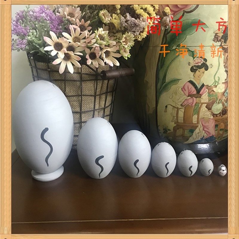 俄罗斯套娃木制工艺品新款学猫叫可爱精美送礼佳选 手绘礼物 套娃