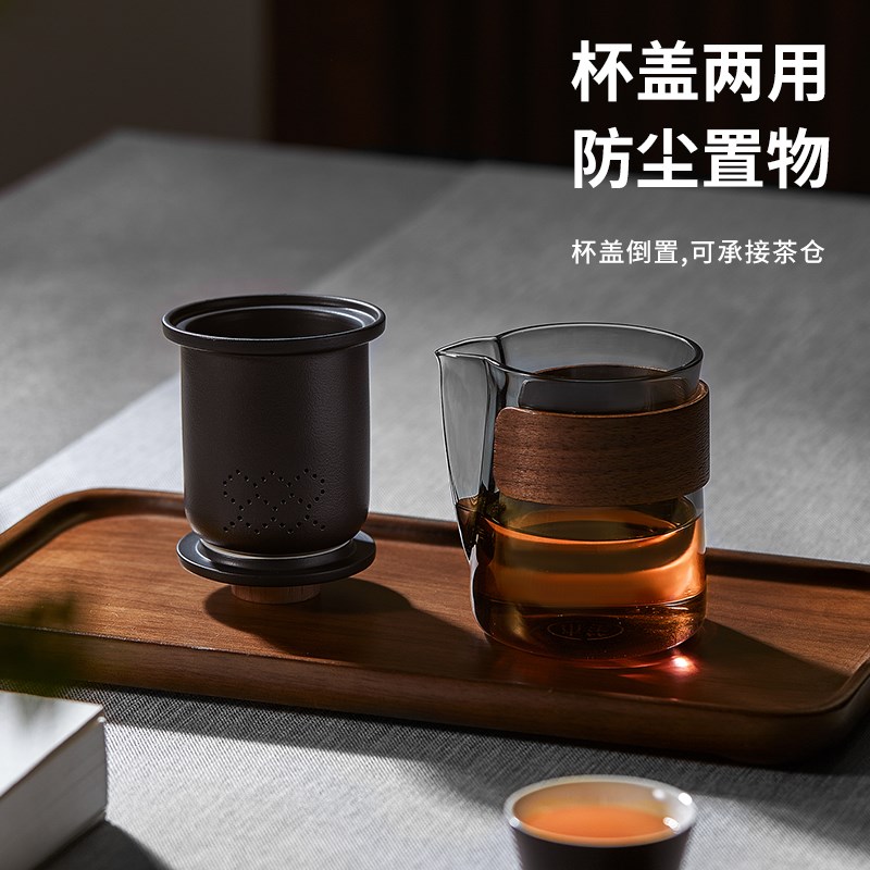 便携式旅行茶具套装户外露营玻璃快客杯功夫茶杯泡茶壶随行装备