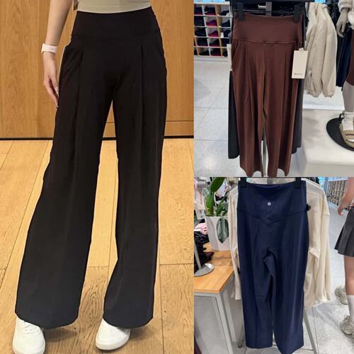 LululemonNulu高腰直筒阔腿裤