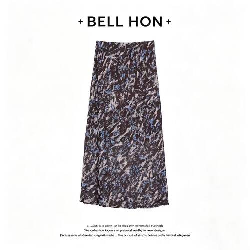 【BELL HON】2026夏新款设计高级感显瘦半身裙-BHT000192