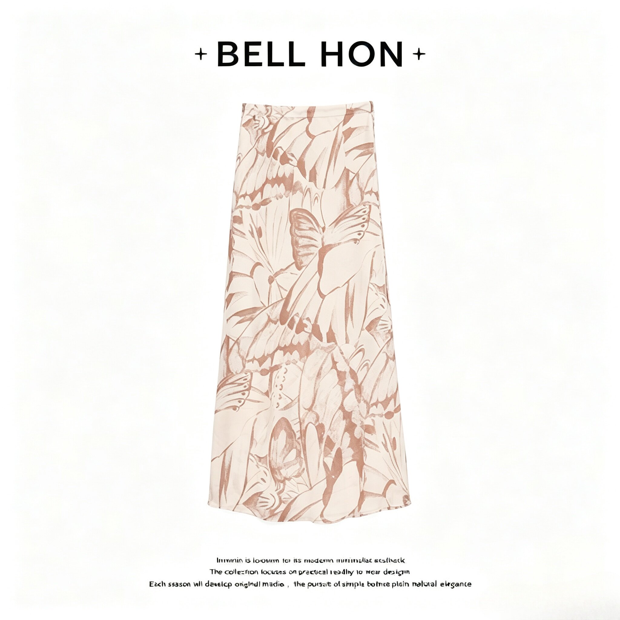 【BELL HON】2026夏新款设计高级感显瘦半身裙-BHT000187