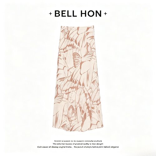 【BELL HON】2026夏新款设计高级感显瘦半身裙-BHT000187