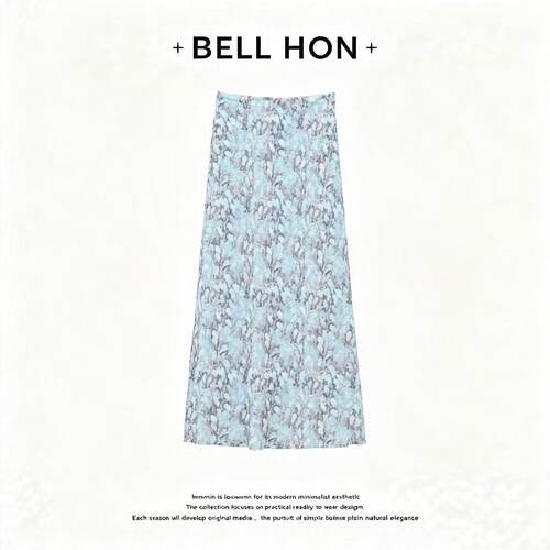 【BELL HON】2026夏新款设计高级感高腰显瘦半身裙-BHT000215