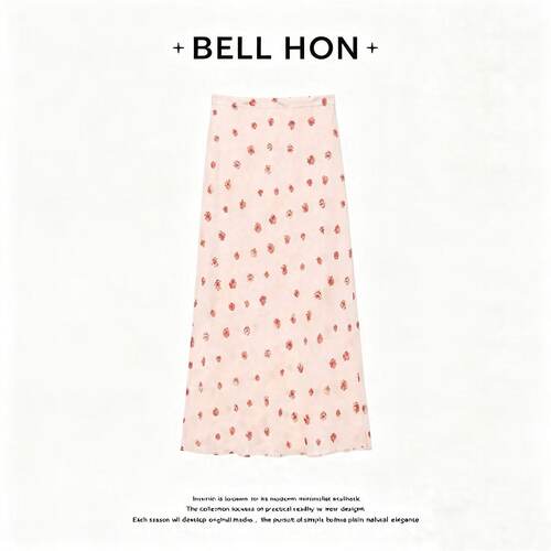 【BELL HON】2026夏新款设计高级感高腰显瘦半身裙-BHT000223