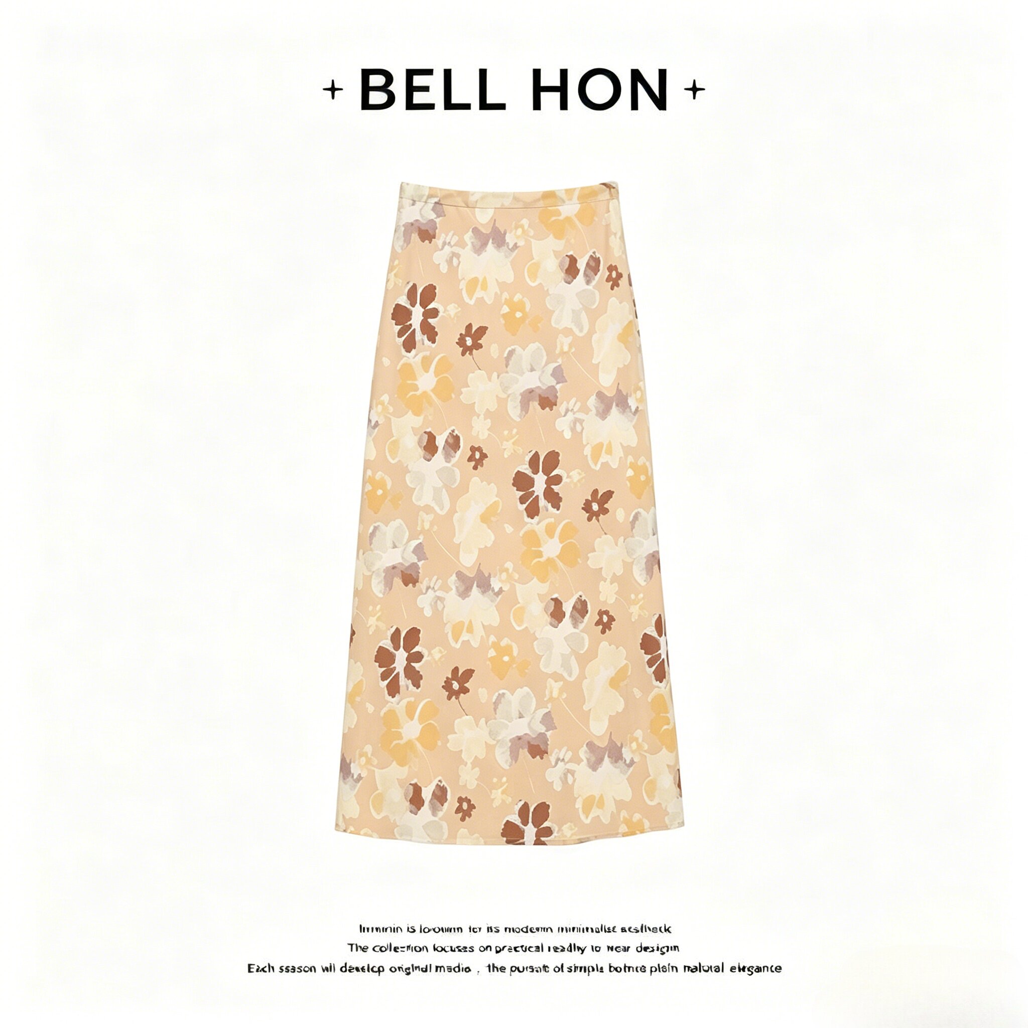【BELL HON】2026夏新款设计高级感显瘦半身裙-BHT00066