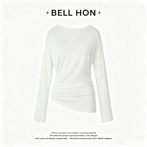 【BELL HON】夏季新款显瘦个性长袖宽松衣-BHT000157