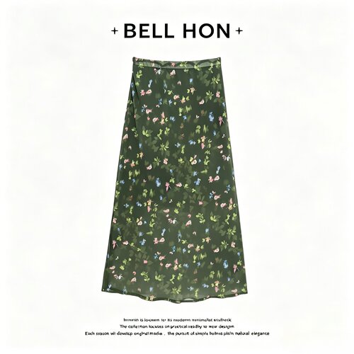 【BELL HON】2026夏新款设计高级感显瘦半身裙-BHT000148