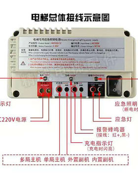 电梯铅酸应急电源12v通用型 2.2ah轿厢照明灯 机房对讲锂电池6V