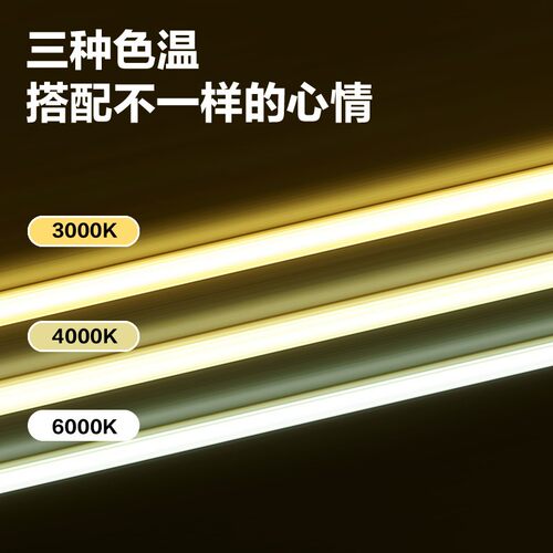 COB灯带自粘220V超薄LED柔性软灯条家装客厅吊顶超亮白光户外防水