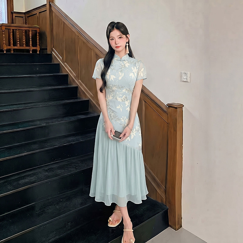 气质收腰显瘦名媛气质连衣裙