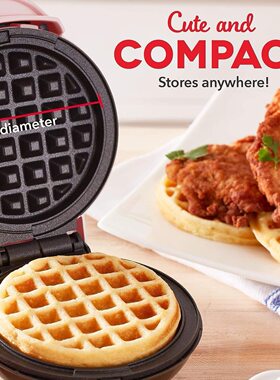 甄选wafflemaker迷你华夫饼机家用面包机薄饼机烘焙蛋糕三明治早