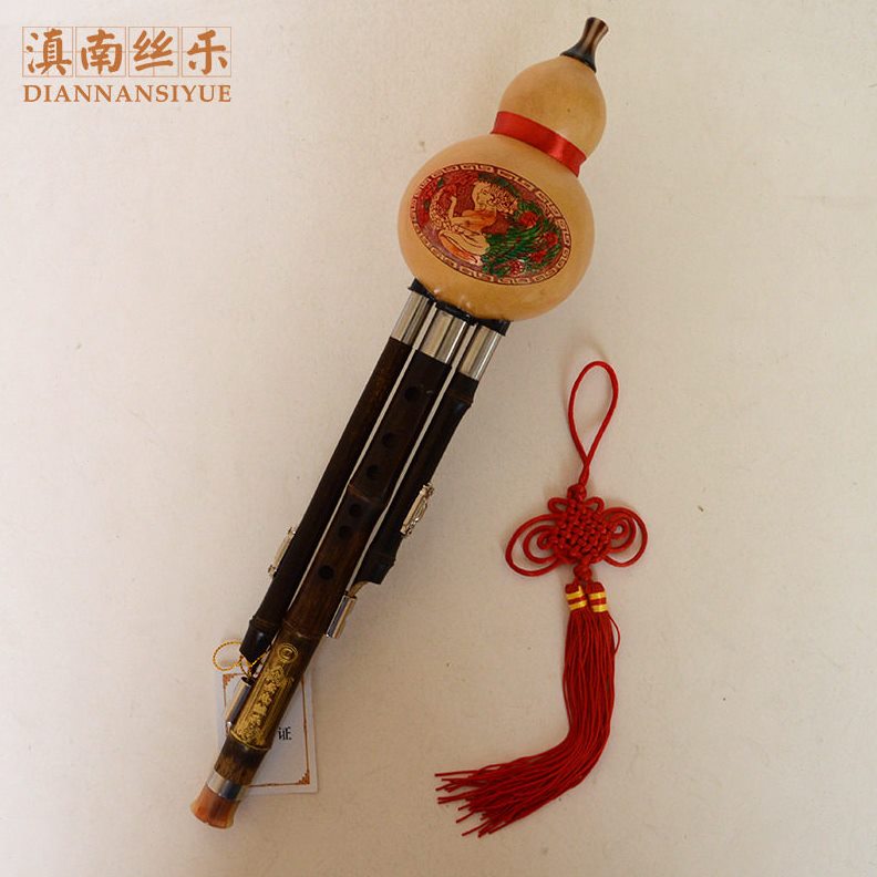 甄选精品紫竹三音带胶套葫芦丝学习型葫芦丝乐器 琴行学校 厂家直