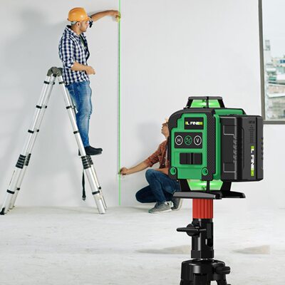 甄选LFINE4D16线3D12线绿光水平仪激光水平仪投线仪Laserlevel工