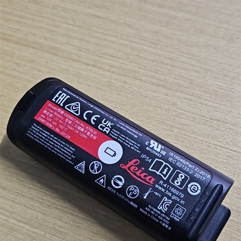 徕卡GEB821电池组适用于BLK2GO移动扫描仪/激光雷电池
