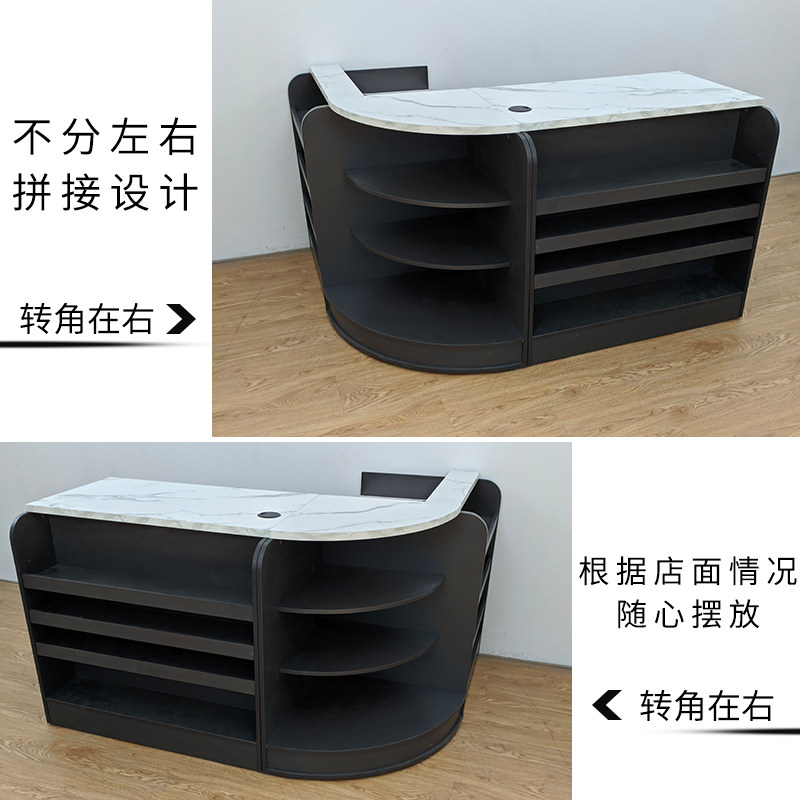 便利店专用收银台烟酒柜组合展示柜一体转角吧台店铺小型超市柜台