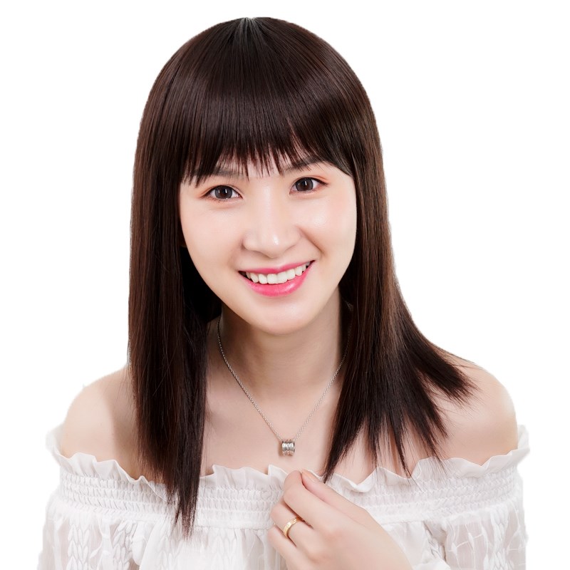 假发女长发全头套2024新款时尚黑色中长发假发套光头真发可扎起来