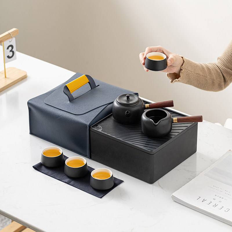 旅行茶具套组商务伴手礼定制公司活动周年庆礼品送顾客可携式茶具