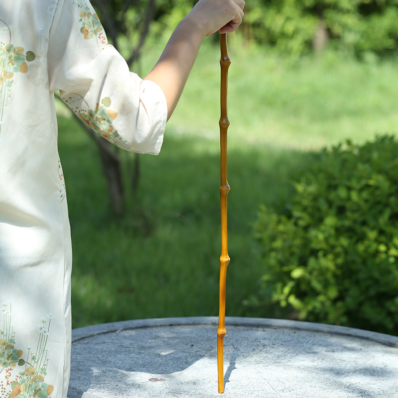 手工筇竹竹制竹条教鞭教师专用指挥棒藤条文玩把玩竹子棍子指读棒