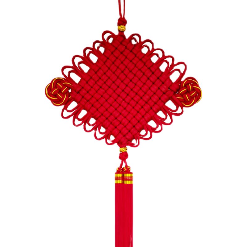 巧艺高档中国结挂件福贵招财挂饰客厅玄关背景墙新中式装饰双钱结