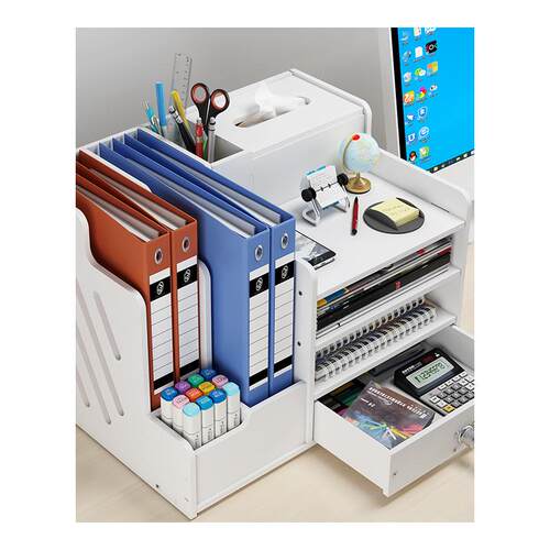 文件架收纳神器多层大容量文件夹收纳盒整理创意文具置物架文件框