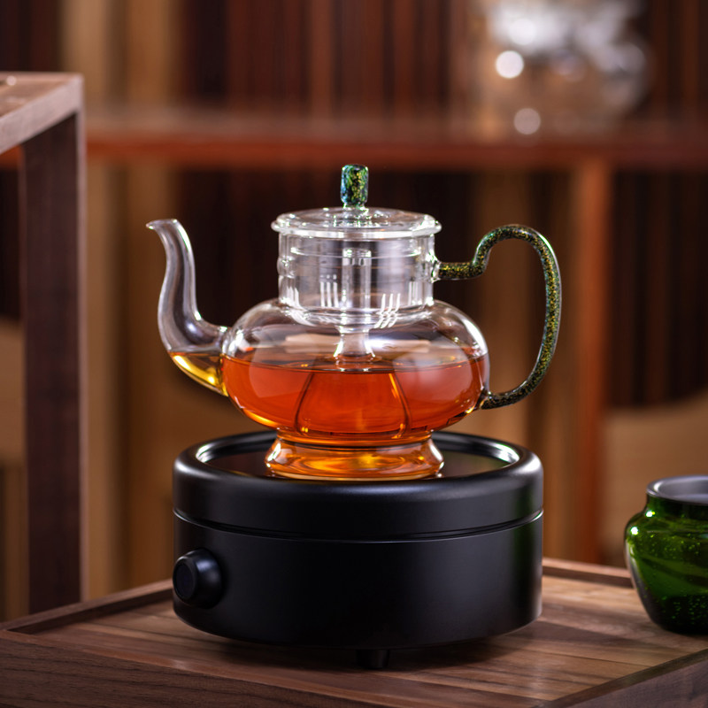 晋芳 高端金属电陶炉煮茶器银壶专用炉静音 家用日式烧水电茶炉