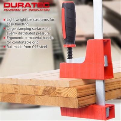 DURATEC德迅木工夹子重型平行夹快速夹具拼板夹橱柜家具固定夹F夹