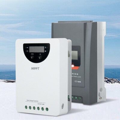 MPPT太阳能控制器通用型智能充电12V24V36V48V锂电池远程监控数显