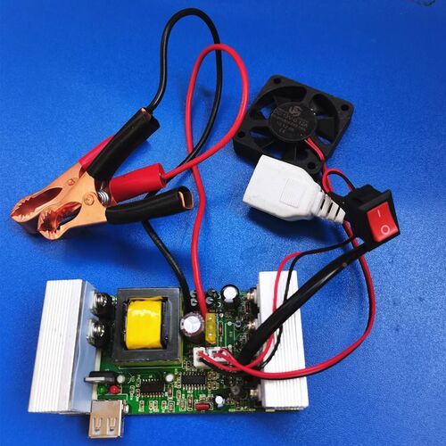 12V升压220V准正弦波逆变板 200W,频率50HZ 家用风扇修正波 200瓦