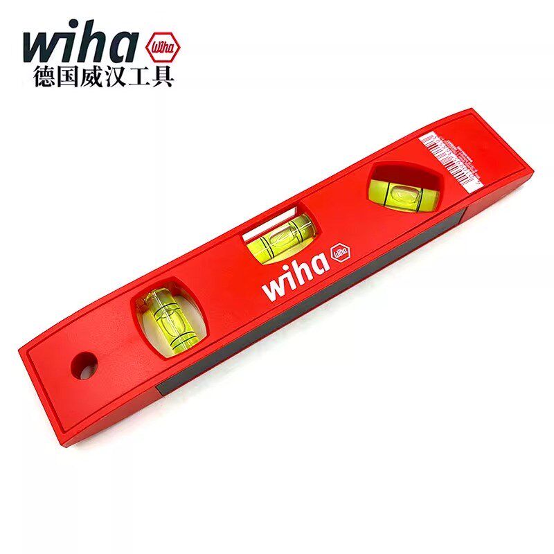 德国wiha威汉磁性水平尺微型高精度迷你便携平水尺家用装修测量尺