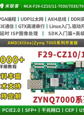 米联客FPGA开发板XILINX-ZYNQ7030/7035/7045-MLK-F29 PCIE SFP