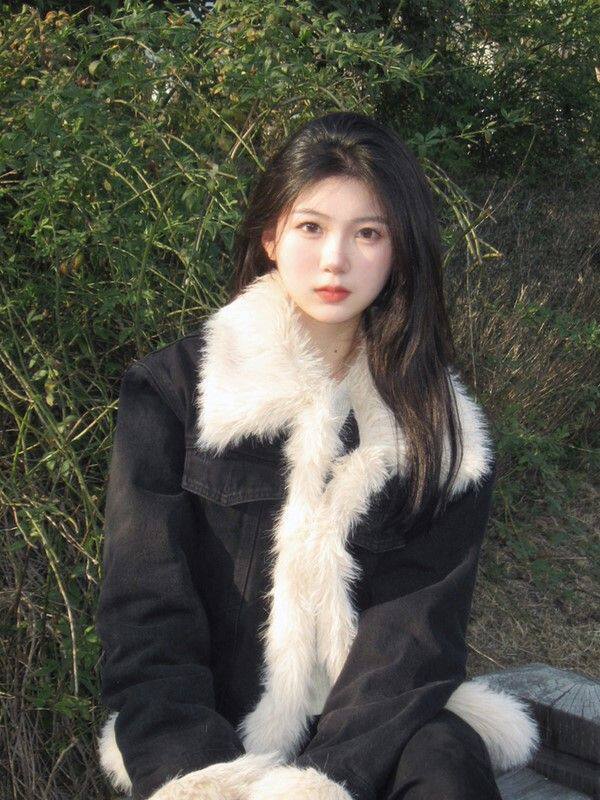 牛仔棉服冬季新款加绒加厚韩版宽松显瘦遮肉复古个性时尚休闲棉衣