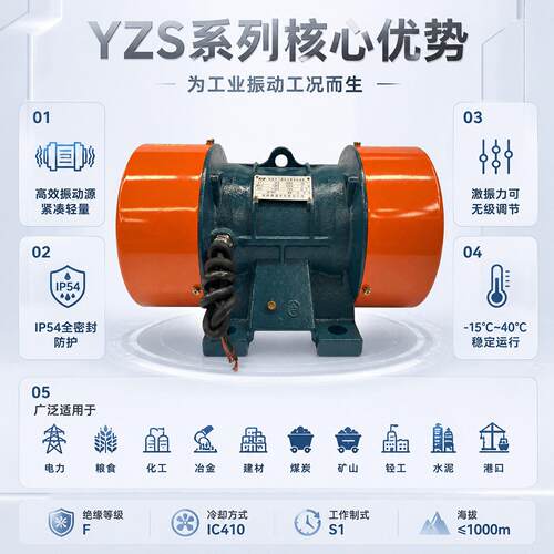 SYZ/O/铸铁壳U振动电壁机380v工业三相异动步纯铜仓频震脱水直线