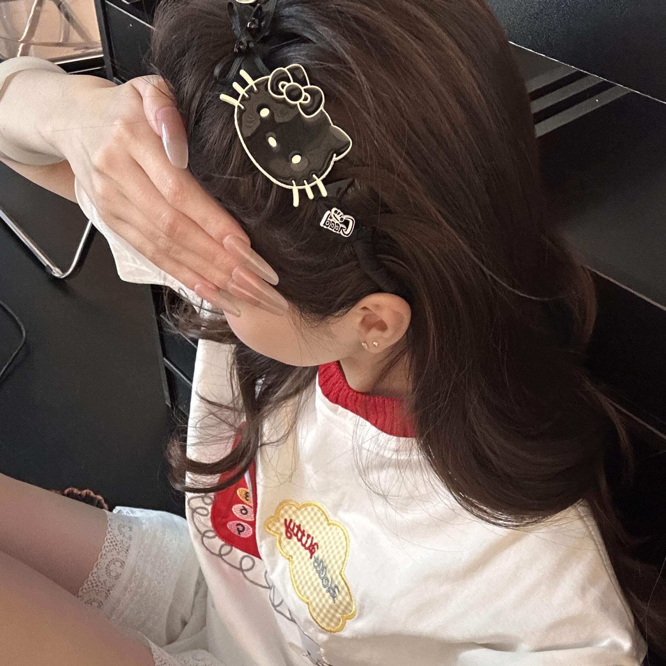 猫咪高颅顶发箍女款夏天洗脸发箍发饰