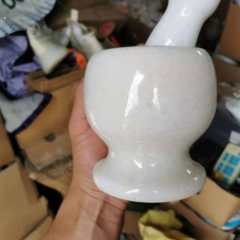 天然大理石捣蒜神器家用手动捣蒜器蒜泥器捣蒜罐压蒜器擂钵蒜臼子