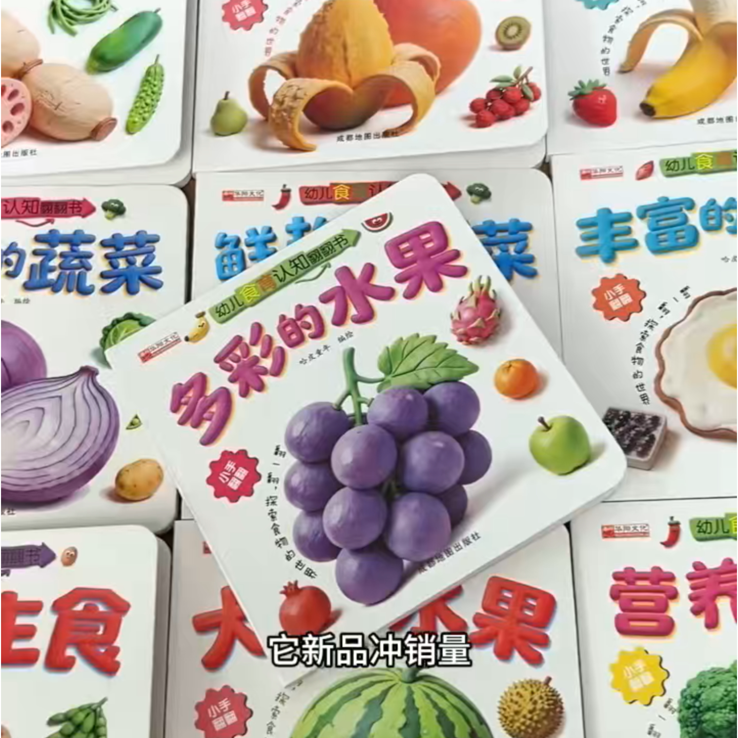 幼儿食育认知翻翻书宝宝早教益智触摸翻翻绘本幼儿园学前认知书03