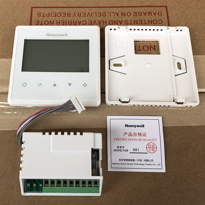 霍尼韦尔T6820A2001液晶温控器 触摸屏中央空调风机盘管控制面板