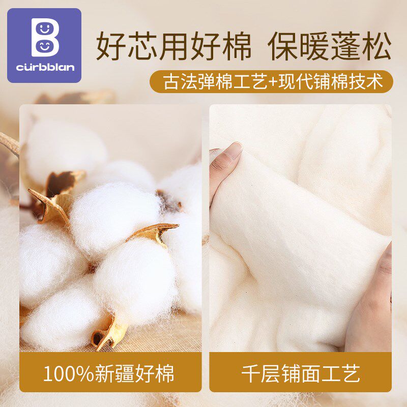 儿童睡袋春夏款婴儿睡袋棉花被芯秋冬季宝宝防踢被子神器四季通用