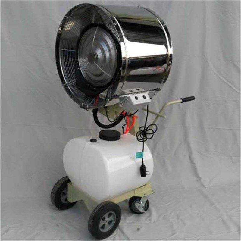 大型车间工业加湿器喷雾除尘大功率手推离心式雾化机纺织降温消毒