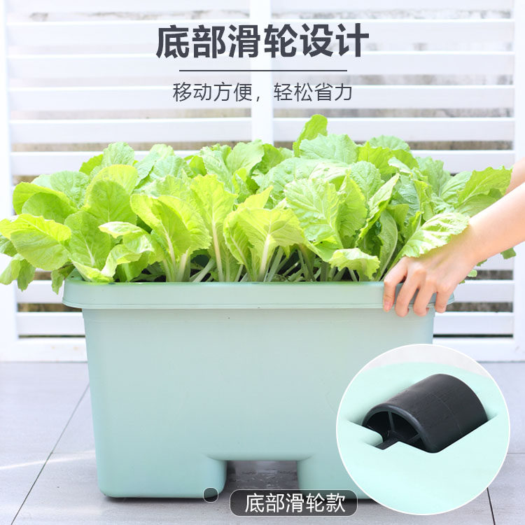 阳台种菜盆加深花盆家庭盆栽蔬菜蓝莓特大种植专用箱长方形花槽