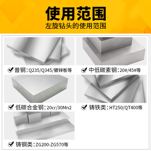 左钻左旋麻花钻头11/11.2/11.3/11.4/11.5/11.6/11.7/11.8/11.9MM