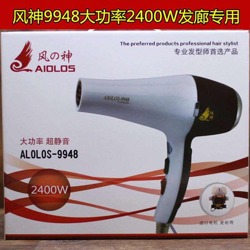 包邮国宏风神9948吹风机发廊专用大功率2400W理发店家用电吹风筒
