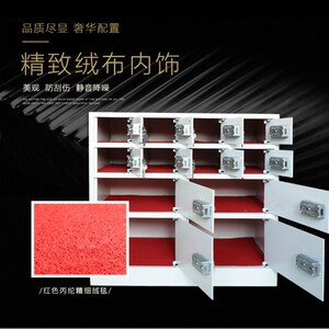 两个人才能打开的保险箱双钥匙开启酒店前台贵重物品寄存保险柜