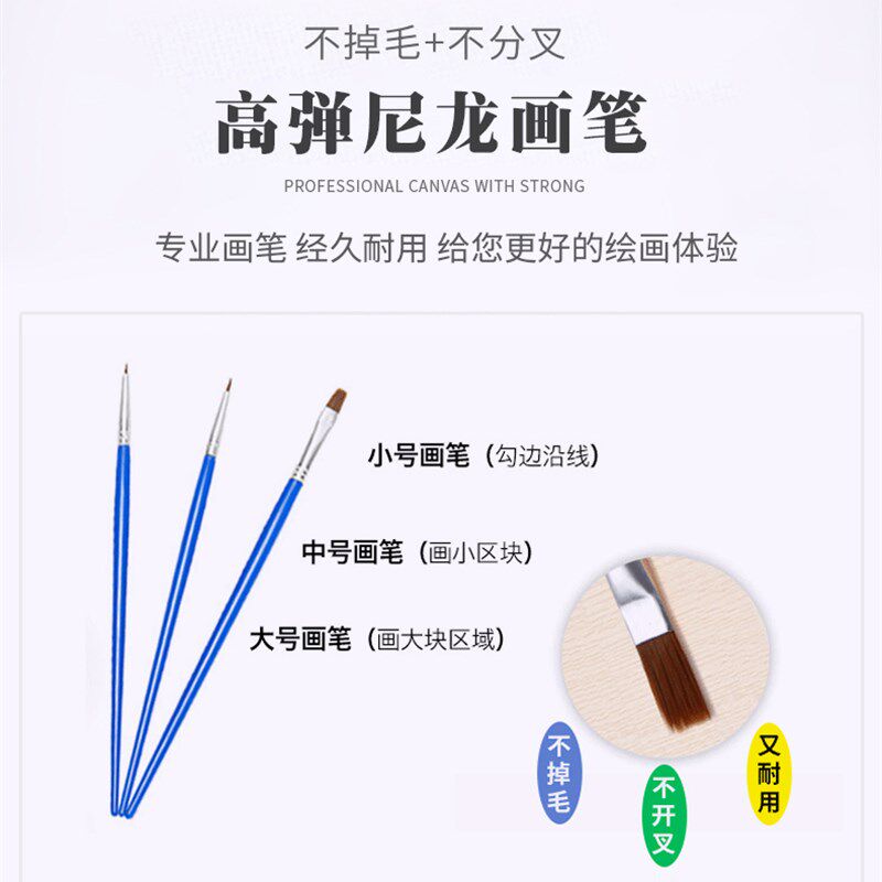照片定制 DIY数字油彩画 减压手工手绘填色数码彩绘油画 情侣礼物